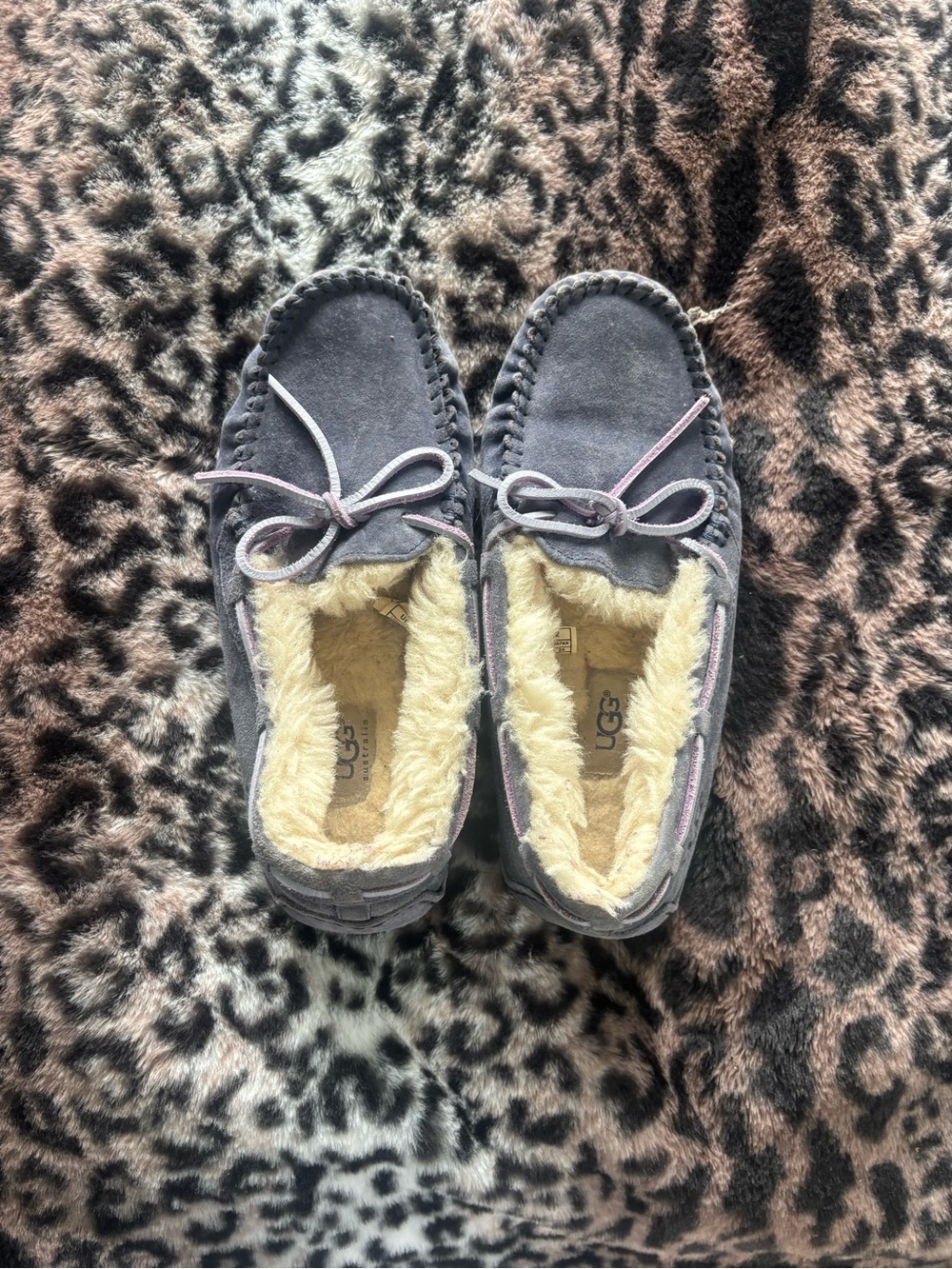 UGG Suede Moccasin Slippers